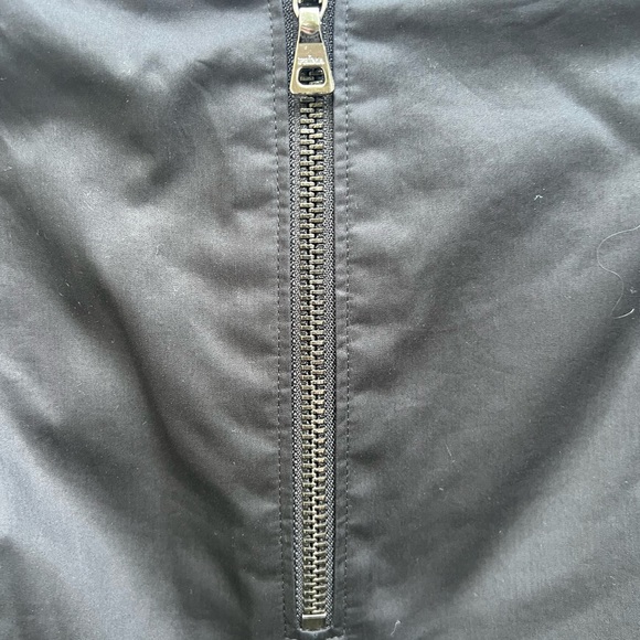 ANN TAYLOR Black Skirt with decorative slits size 8 Petite - Picture 8 of 8